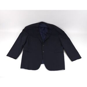 Sid Mashburn Blazer Dark Navy Blue  Wool Made In Italy Size 64 REG